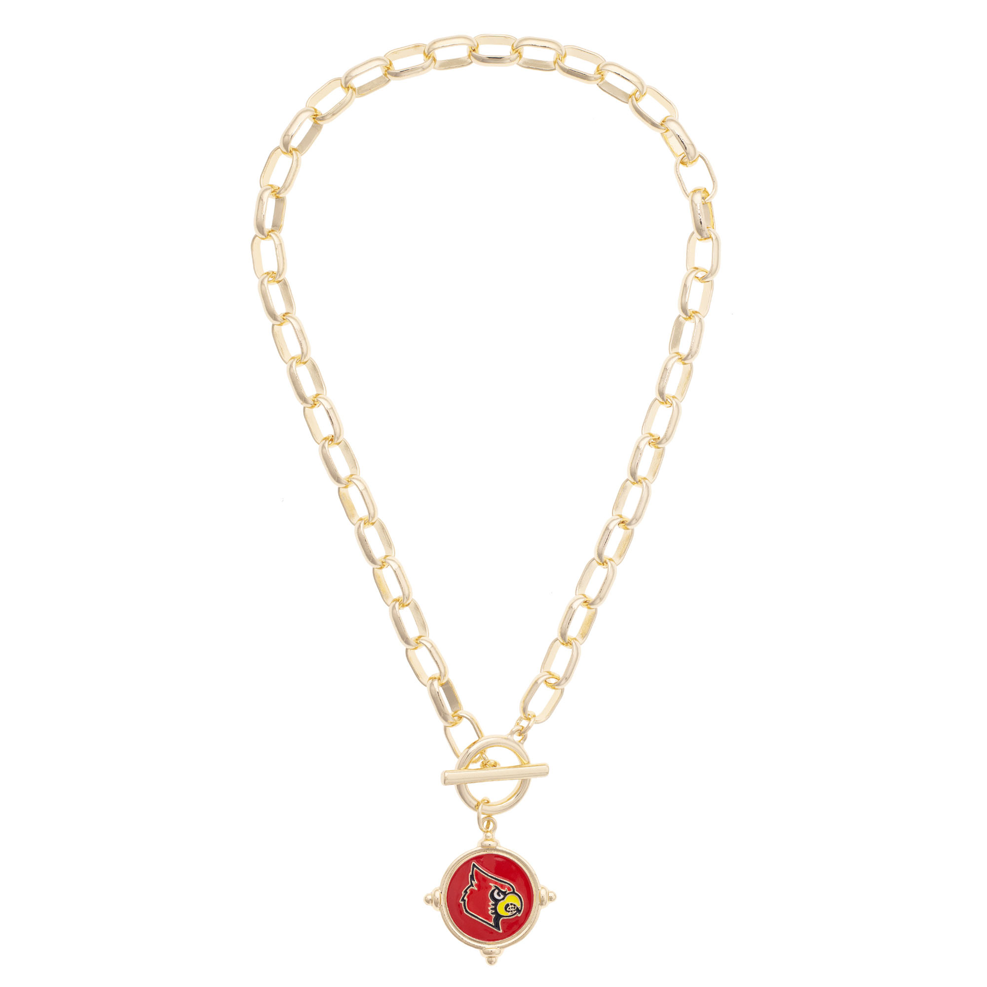 Women's CANVAS Style Louisville Cardinals Intaglio Necklace