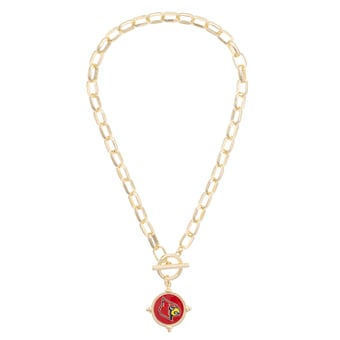 Women's CANVAS Style Louisville Cardinals Intaglio Necklace