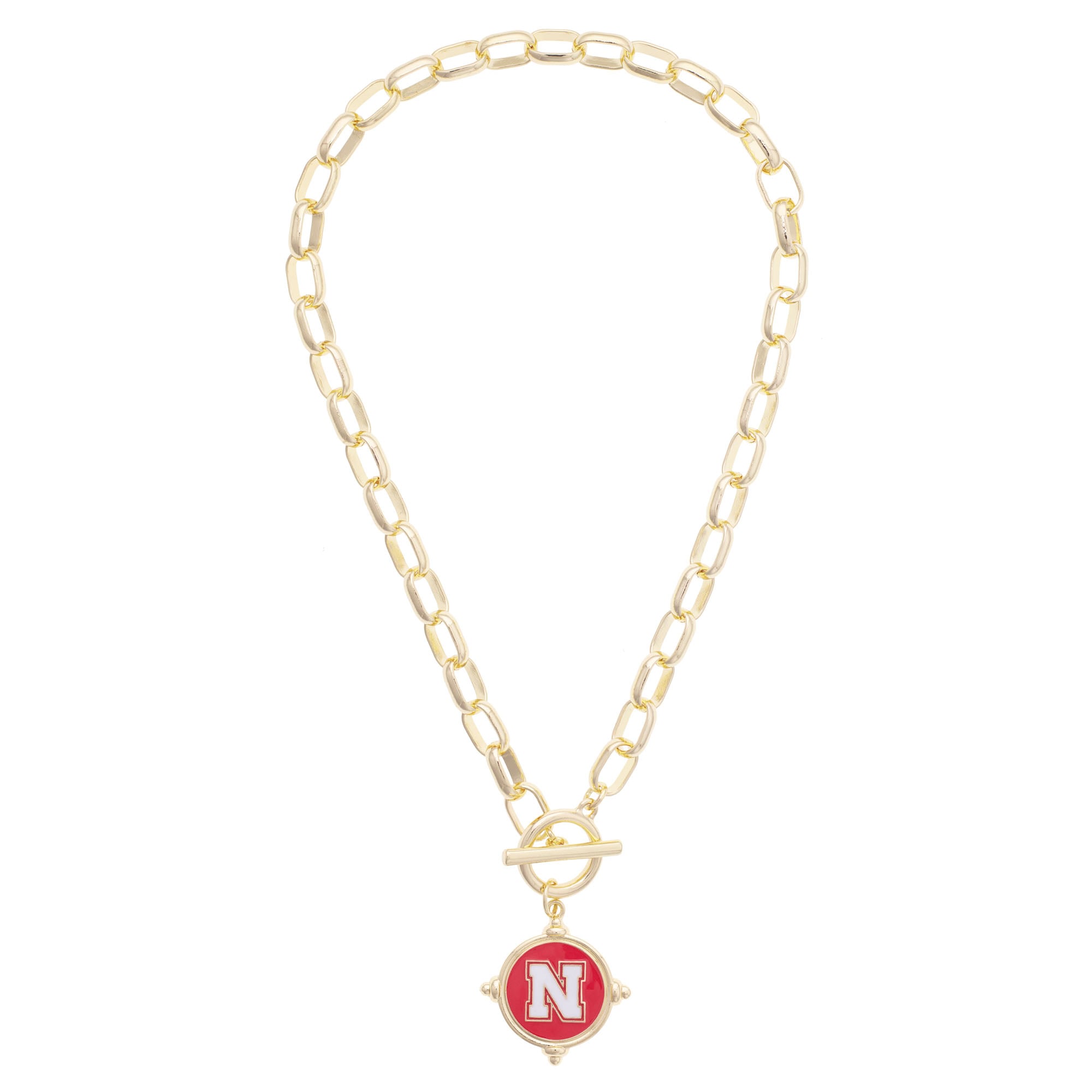 Women's CANVAS Style Nebraska Huskers Intaglio Necklace