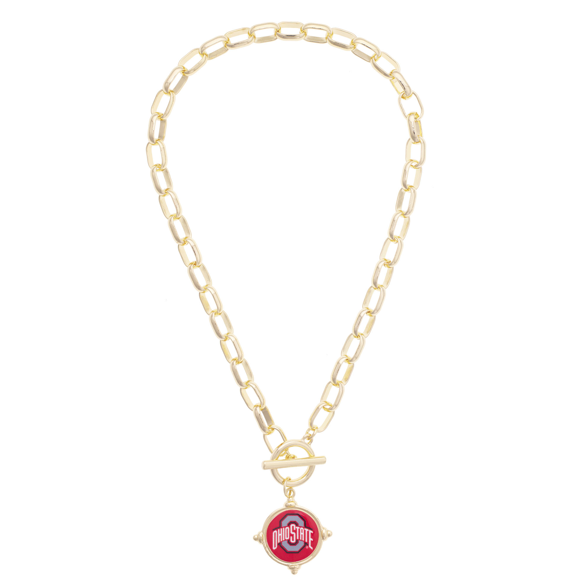 Women's CANVAS Style Ohio State Buckeyes Intaglio Necklace