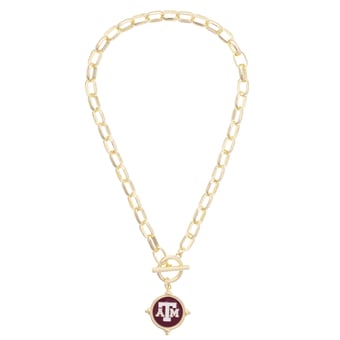 Women's CANVAS Style Texas A&M Aggies Intaglio Necklace