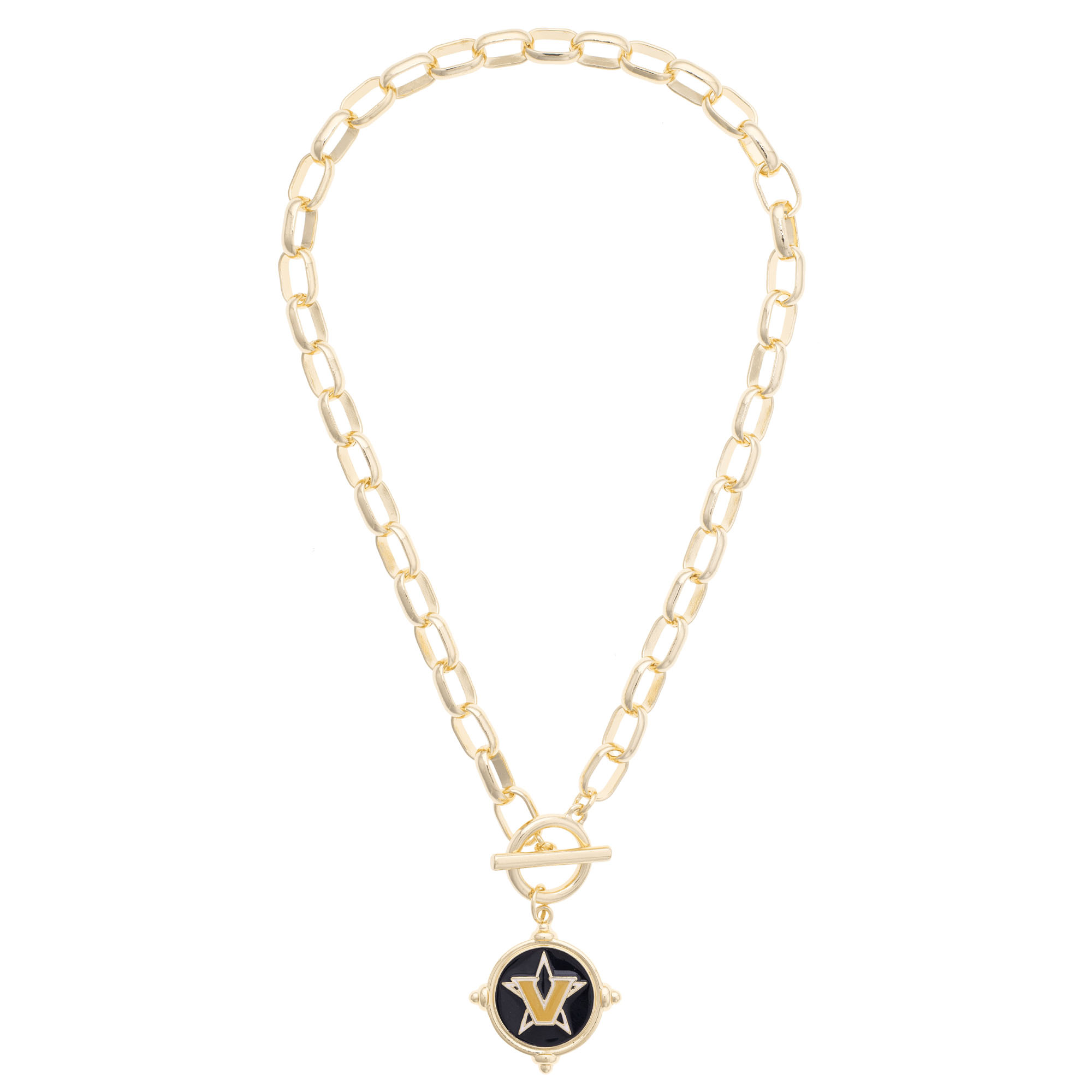 Women’s CANVAS Style Vanderbilt Commodores Intaglio Necklace Women’s CANVAS Style Vanderbilt Commodores Intaglio Necklace