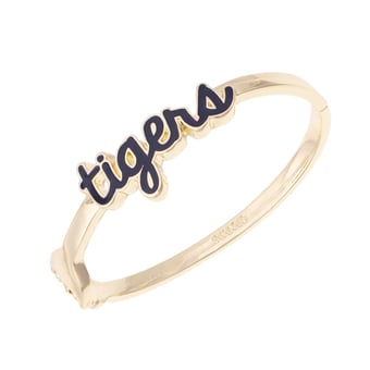 CANVAS Style Auburn Tigers Cursive Hinge Bangle