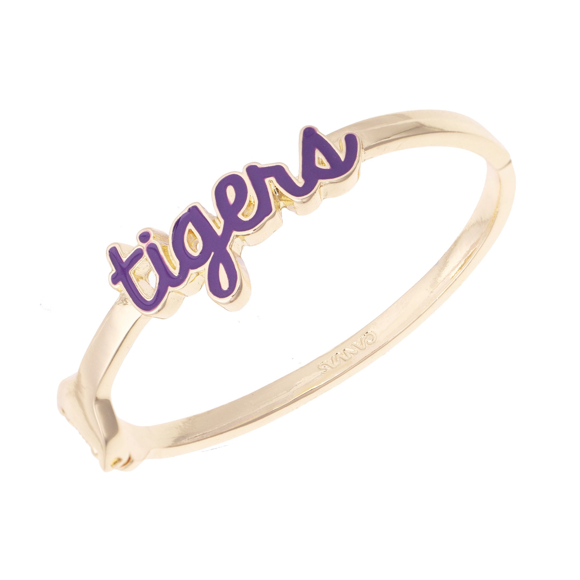CANVAS Style LSU Tigers Cursive Hinge Bangle
