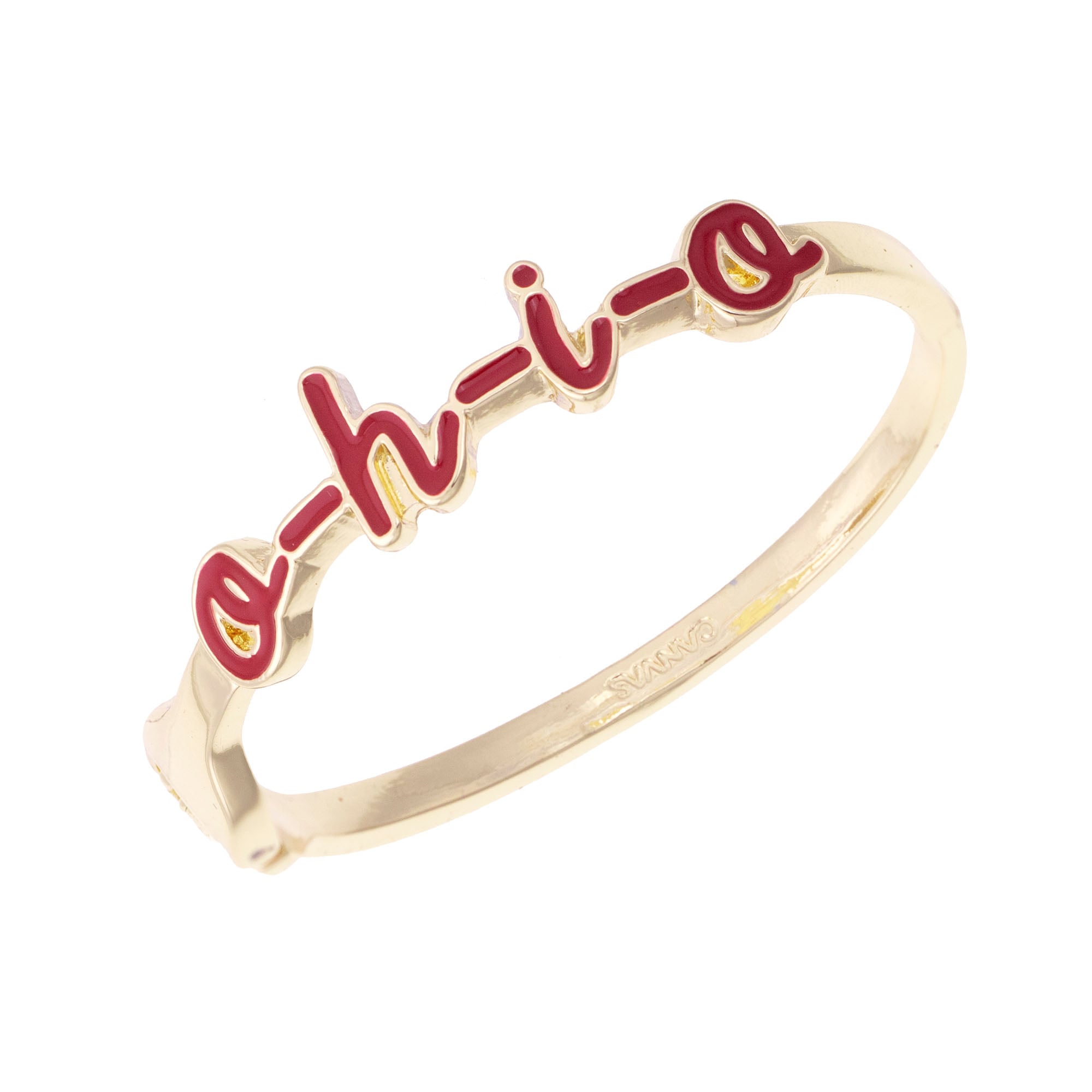 CANVAS Style Ohio State Buckeyes Cursive Hinge Bangle
