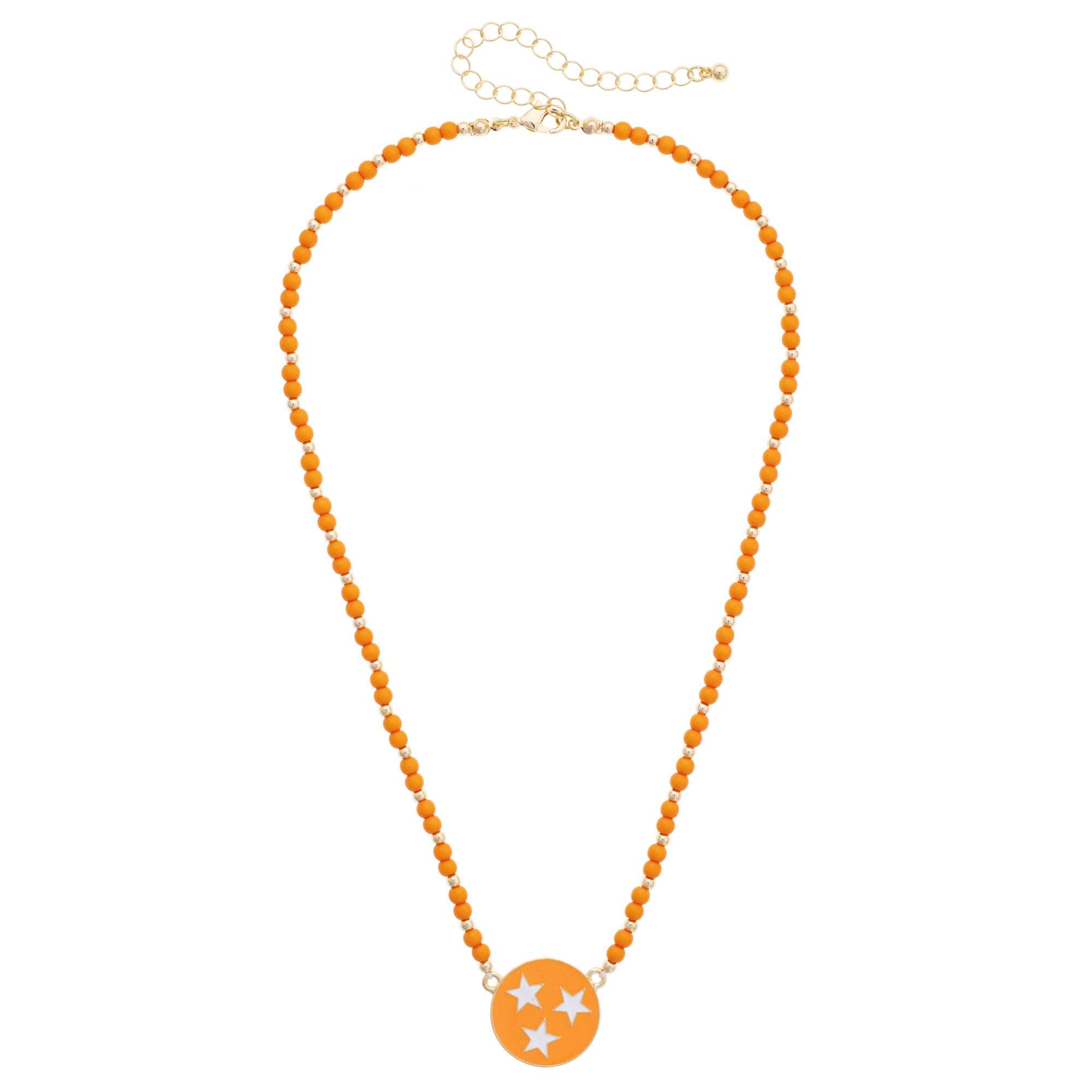 Women's CANVAS Style Tennessee Volunteers Beaded Spirit Necklace