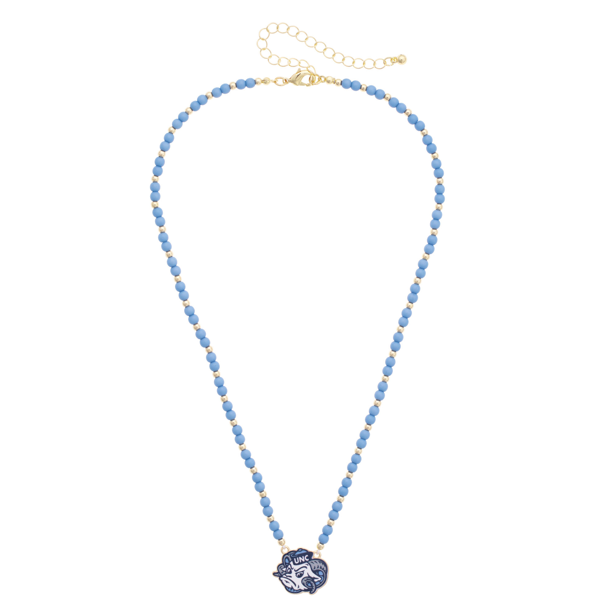 Women's CANVAS Style North Carolina Tar Heels Beaded Spirit Necklace