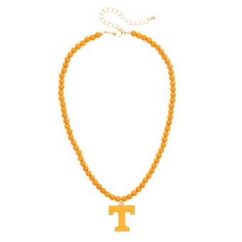Women's CANVAS Style Tennessee Volunteers Beaded Logo Necklace