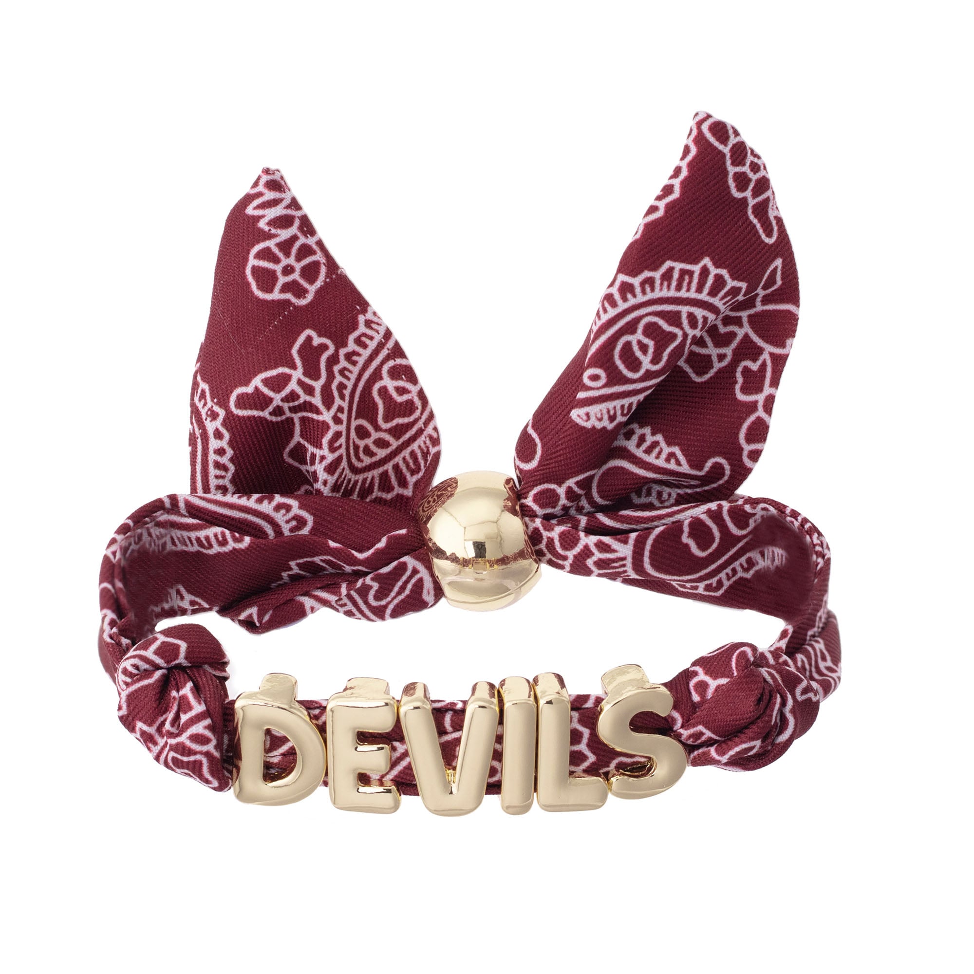 Women's CANVAS Style Arizona State Sun Devils Bandana Slider Bracelet