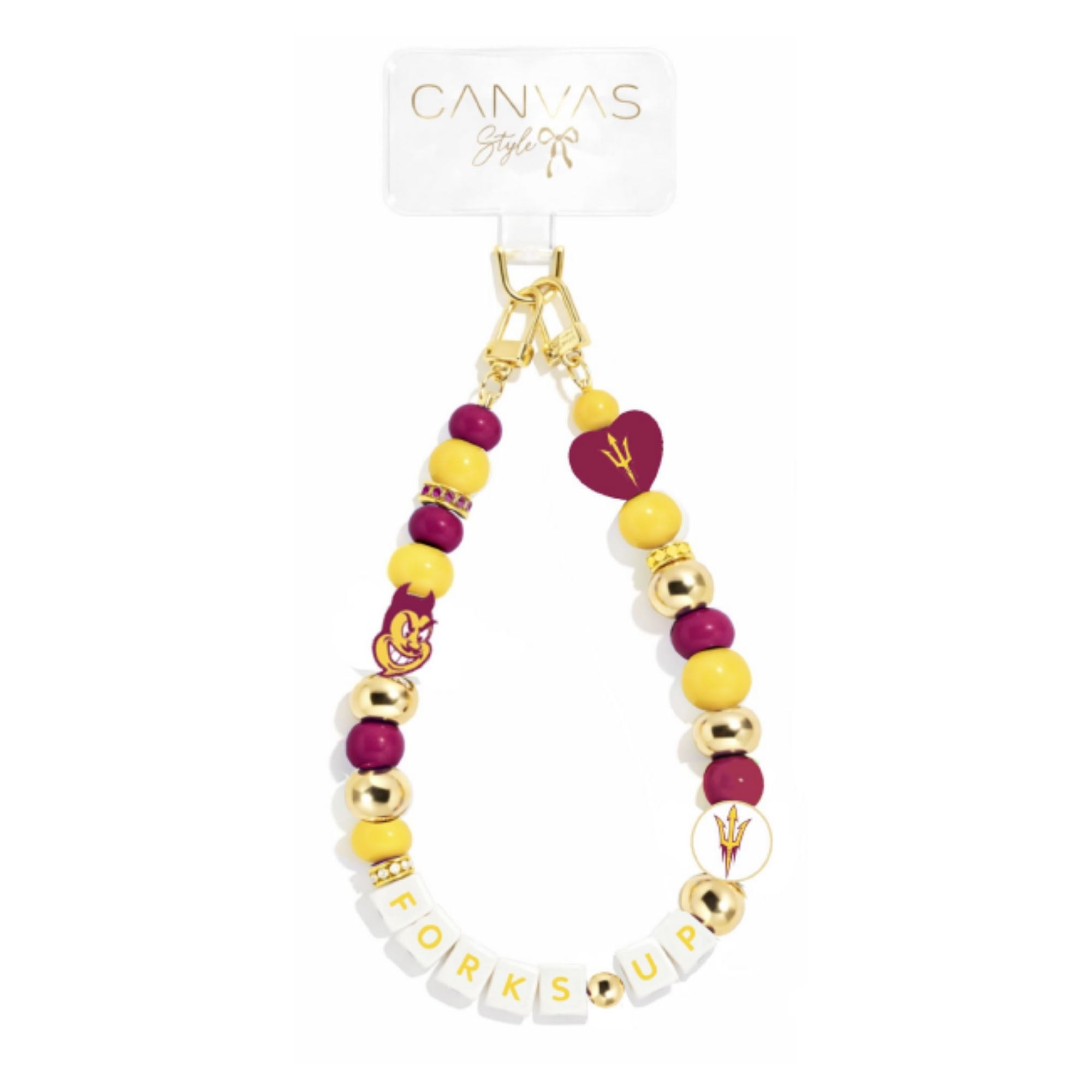 CANVAS Style Arizona State Sun Devils Beaded Wrislet