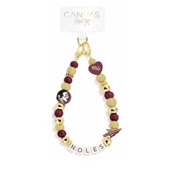 CANVAS Style Florida State Seminoles Beaded Wrislet