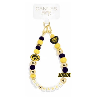 CANVAS Style Iowa Hawkeyes Beaded Wrislet