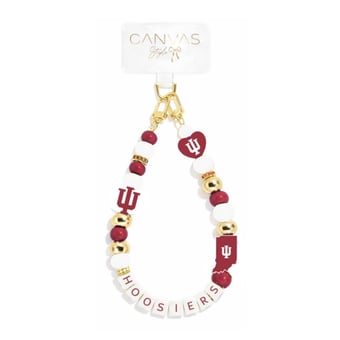 CANVAS Style Indiana Hoosiers Beaded Wrislet
