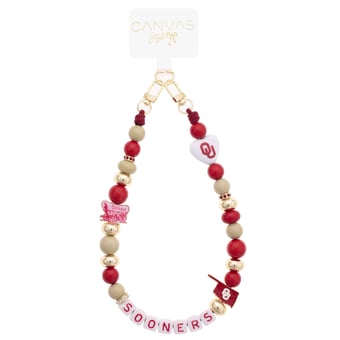 CANVAS Style Oklahoma Sooners Beaded Wrislet