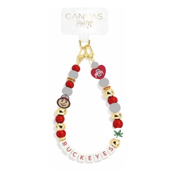 CANVAS Style Ohio State Buckeyes Beaded Wrislet