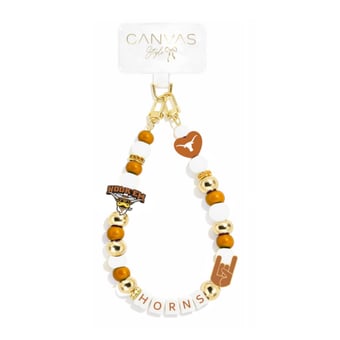 CANVAS Style Texas Longhorns Beaded Wrislet