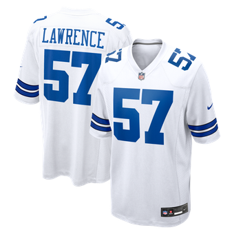Men's Nike Malachi Lawrence White Dallas Cowboys Game Jersey
