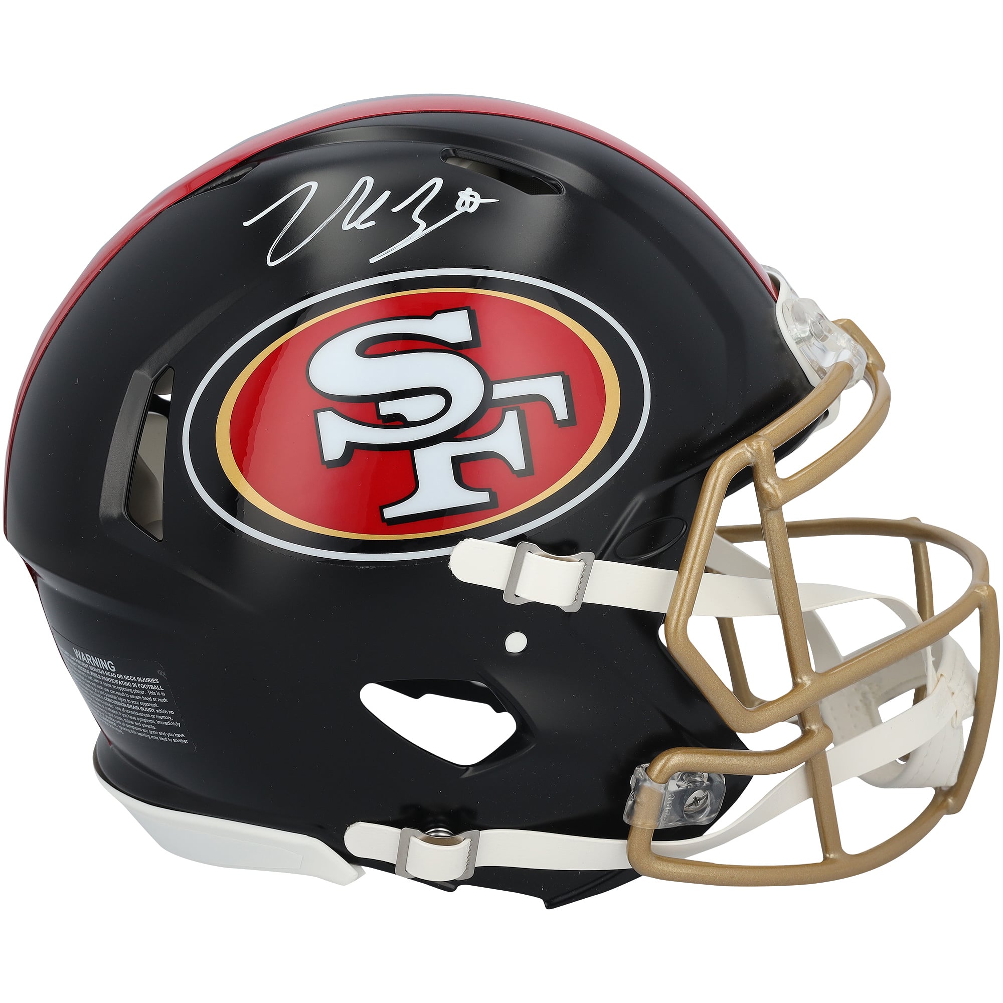 Nick Bosa San Francisco 49ers Autographed Riddell Rivalry Speed Authentic Helmet