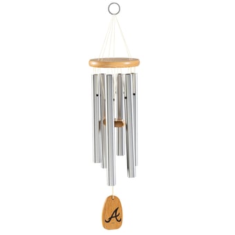 "Atlanta Braves 27"" Hand-Tuned Metal Windchime Inspired by ""Take Me Out to the Ball Game"""