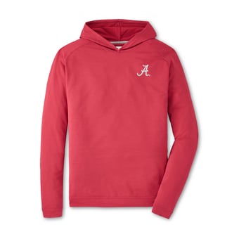 Men's Peter Millar  Crimson Alabama Crimson Tide Pine Performance Hoodie