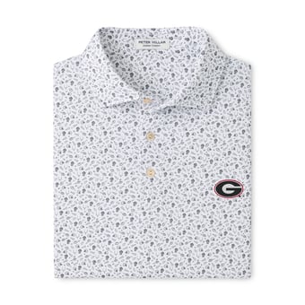 Men's Peter Millar  Gray Georgia Bulldogs Kick Off Performance Polo