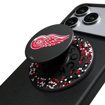 Keyscaper Detroit Red Wings  Confetti Magnetic Phone Grip & Stand