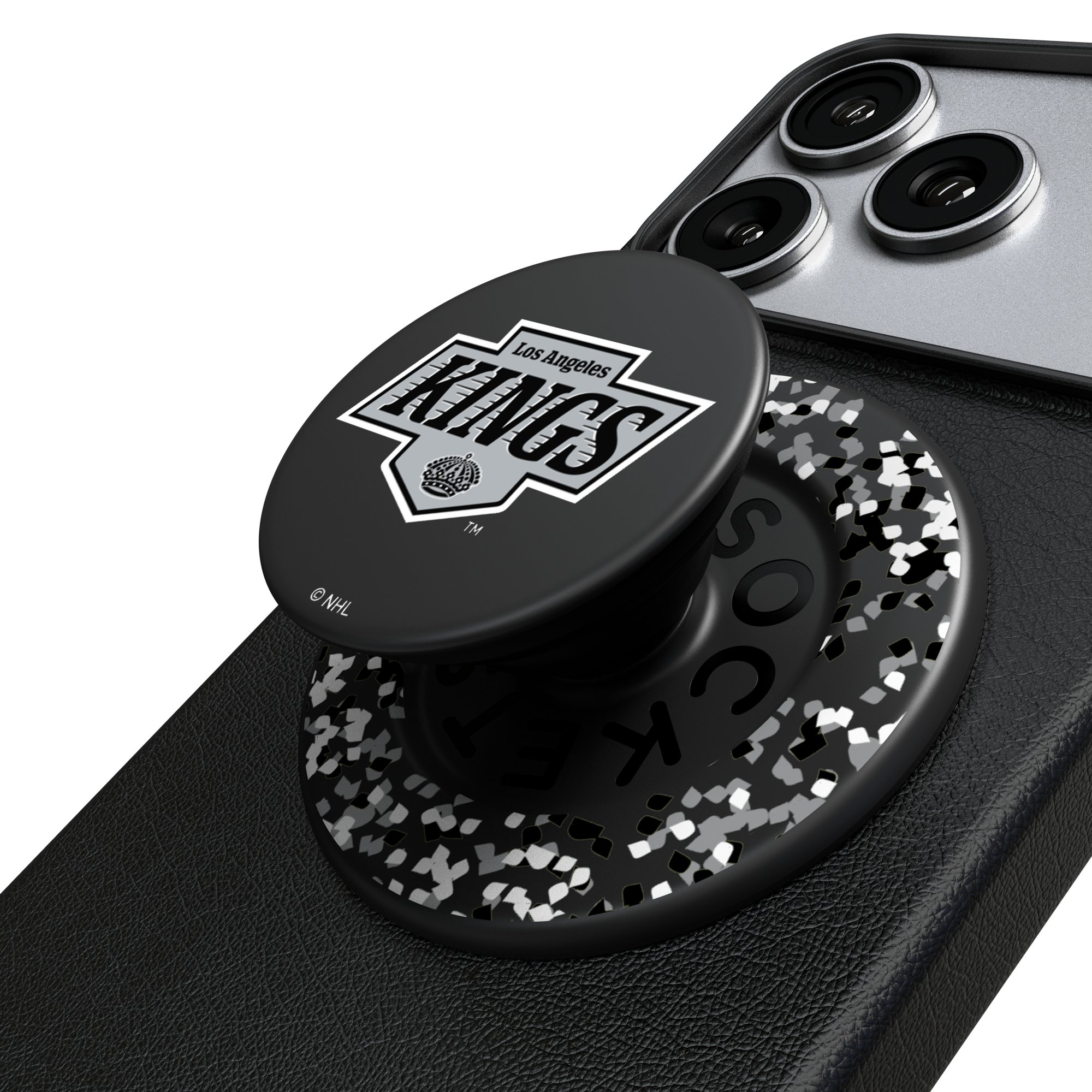 Keyscaper Los Angeles Kings  Confetti Magnetic Phone Grip & Stand