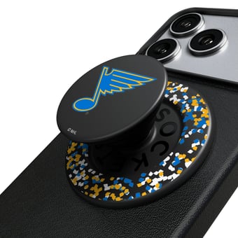 Keyscaper St. Louis Blues  Confetti Magnetic Phone Grip & Stand