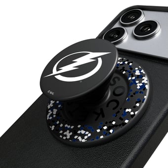 Keyscaper Tampa Bay Lightning  Confetti Magnetic Phone Grip & Stand