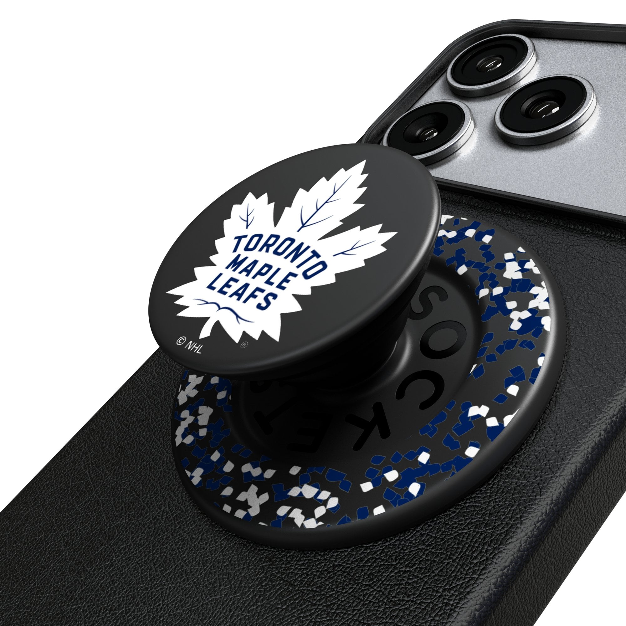 Keyscaper Toronto Maple Leafs  Confetti Magnetic Phone Grip & Stand