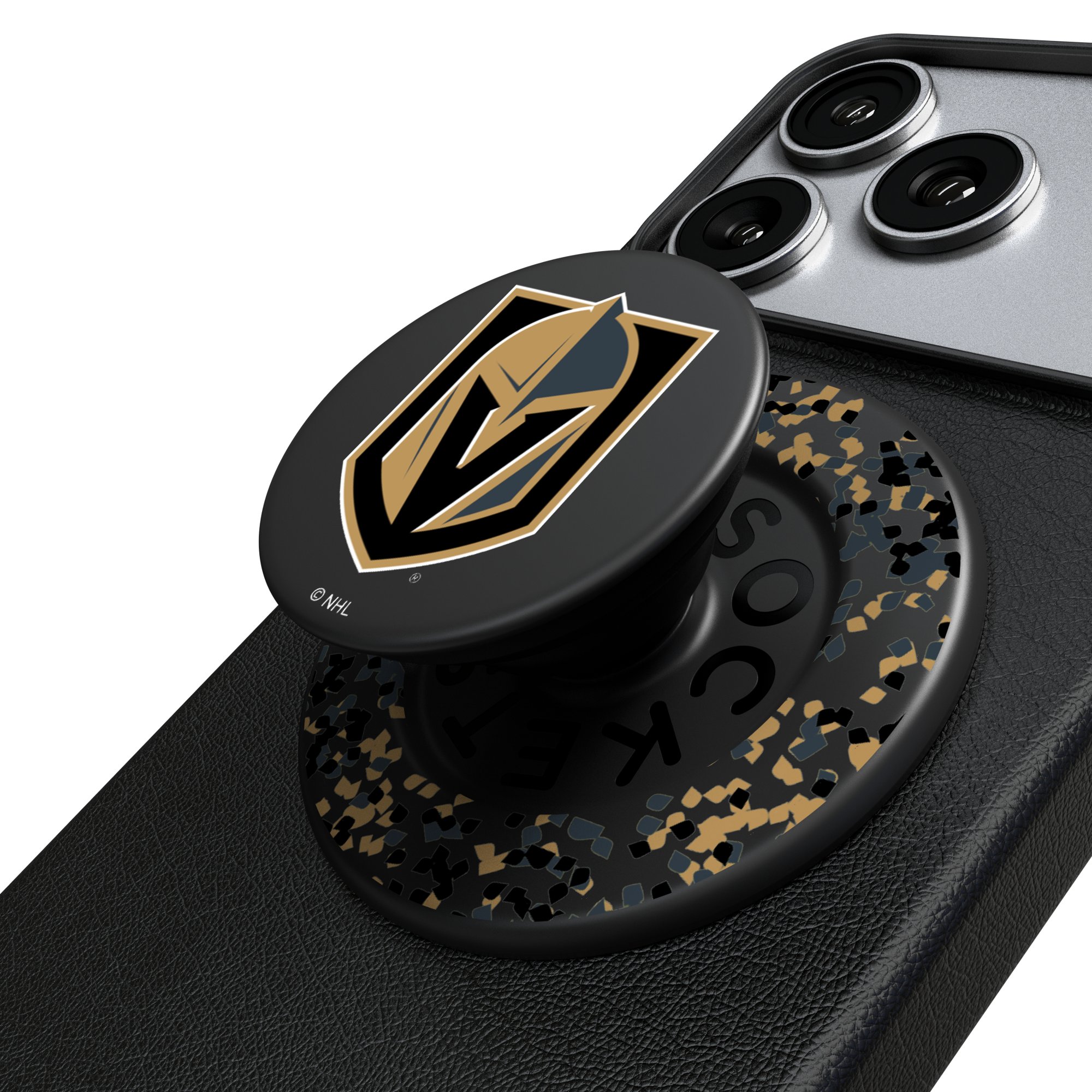Keyscaper Vegas Golden Knights  Confetti Magnetic Phone Grip & Stand