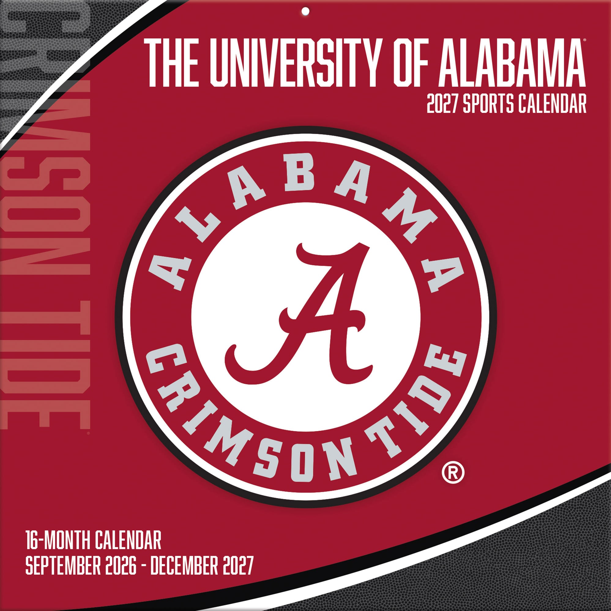 Alabama Crimson Tide 2027 12” x 12” Team Wall Calendar