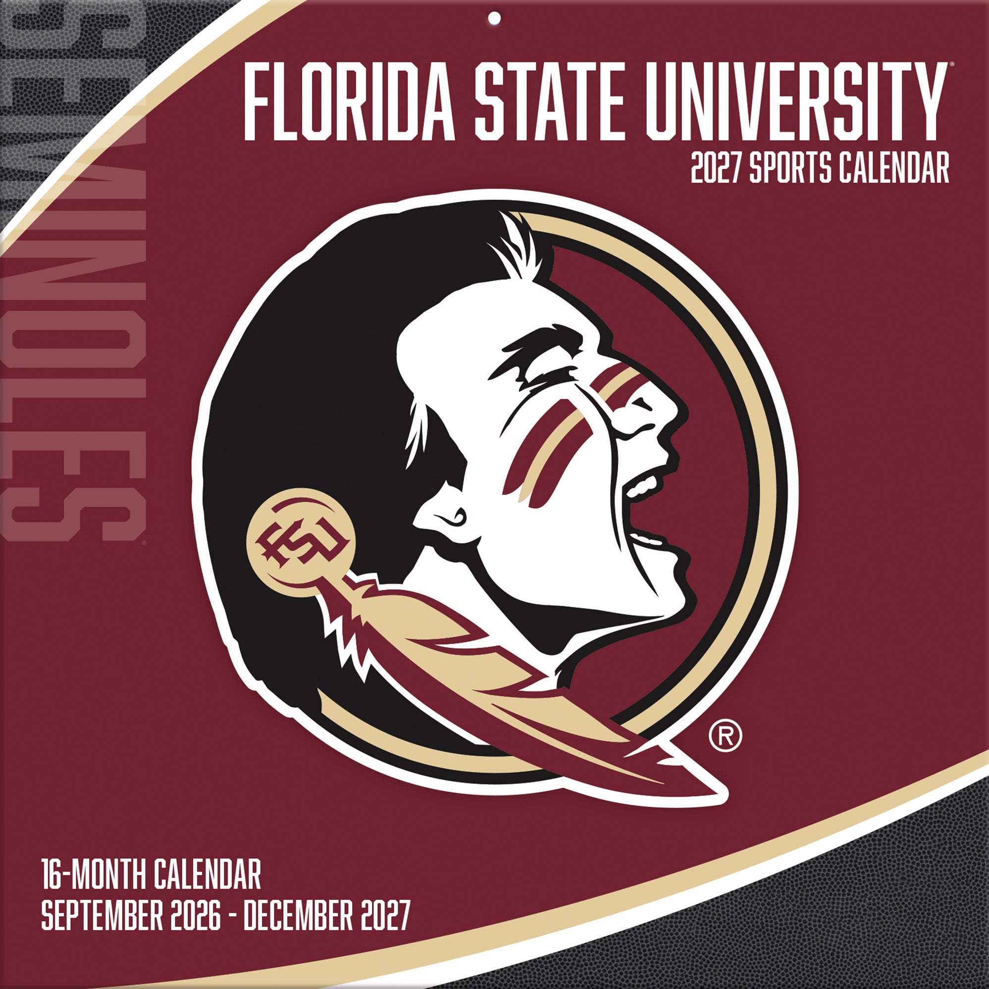 Florida State Seminoles 2027 12” x 12” Team Wall Calendar