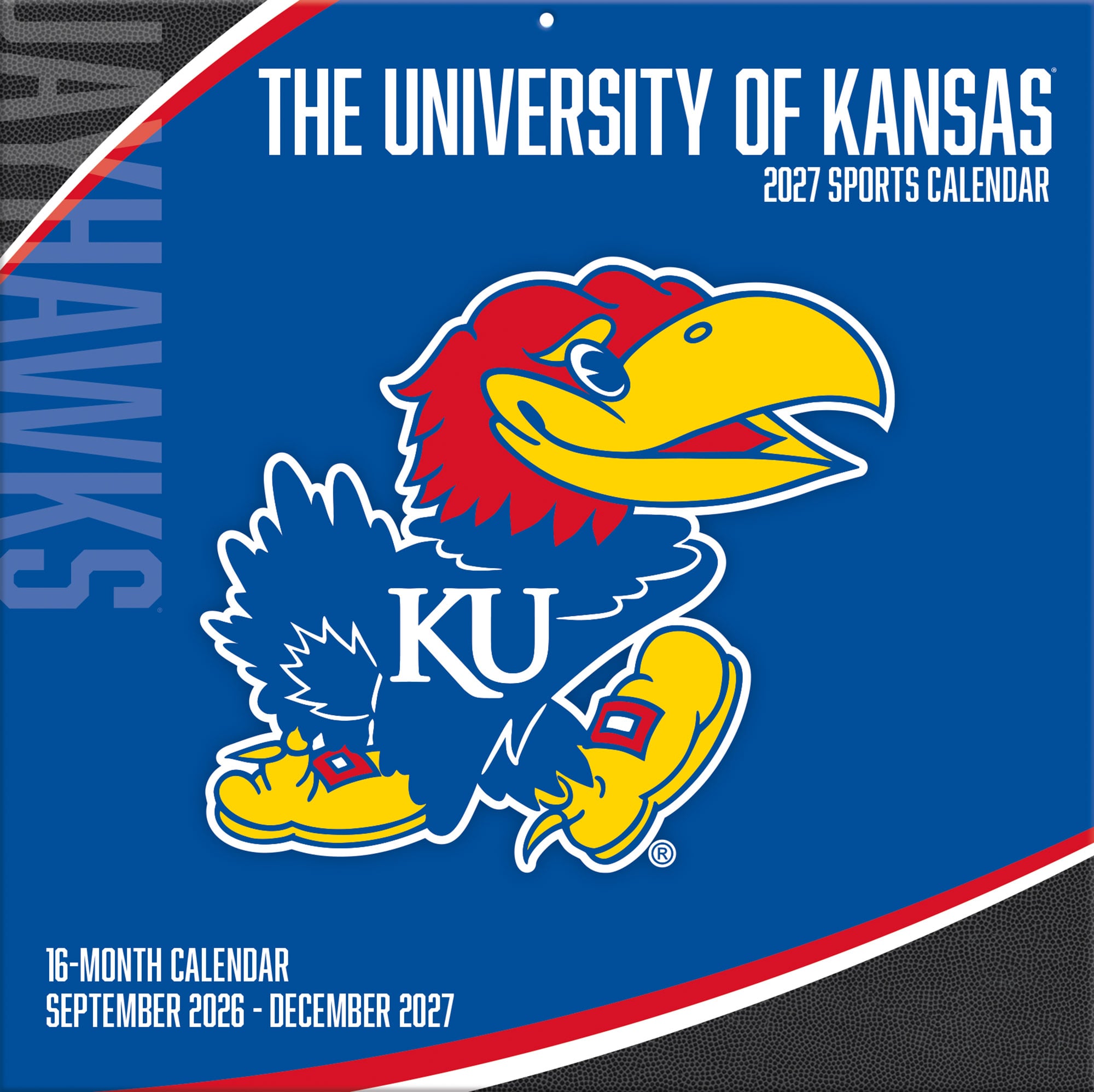 Kansas Jayhawks 2027 12” x 12” Team Wall Calendar