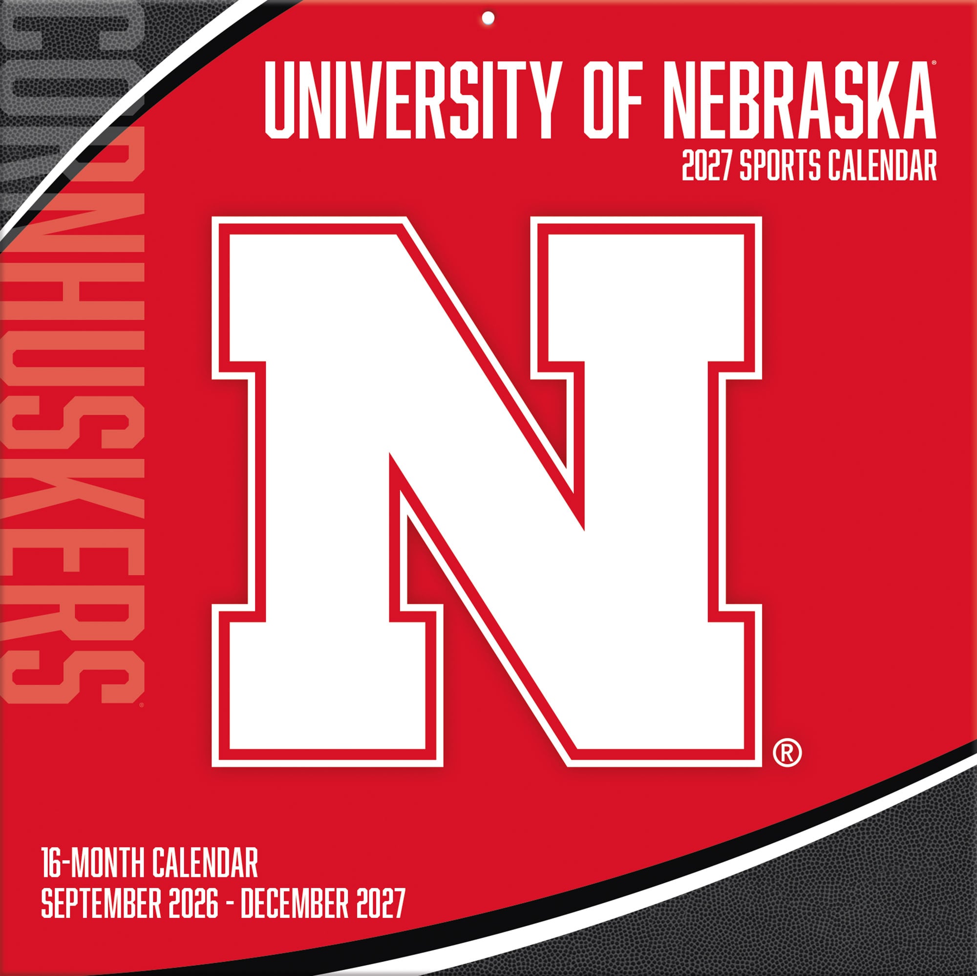 Nebraska Huskers 2027 12” x 12” Team Wall Calendar