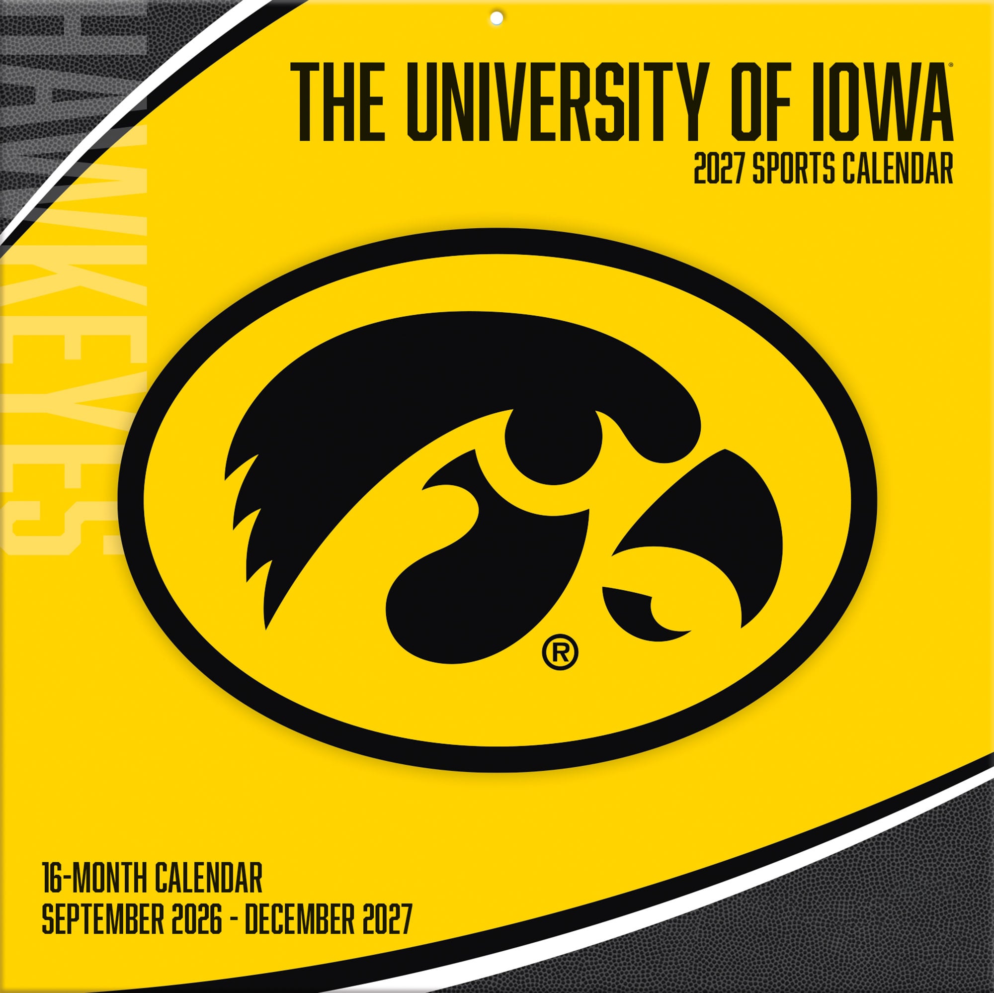 Iowa Hawkeyes 2027 12” x 12” Team Wall Calendar
