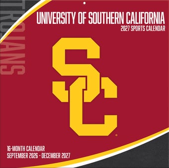 USC Trojans 2027 12” x 12” Team Wall Calendar