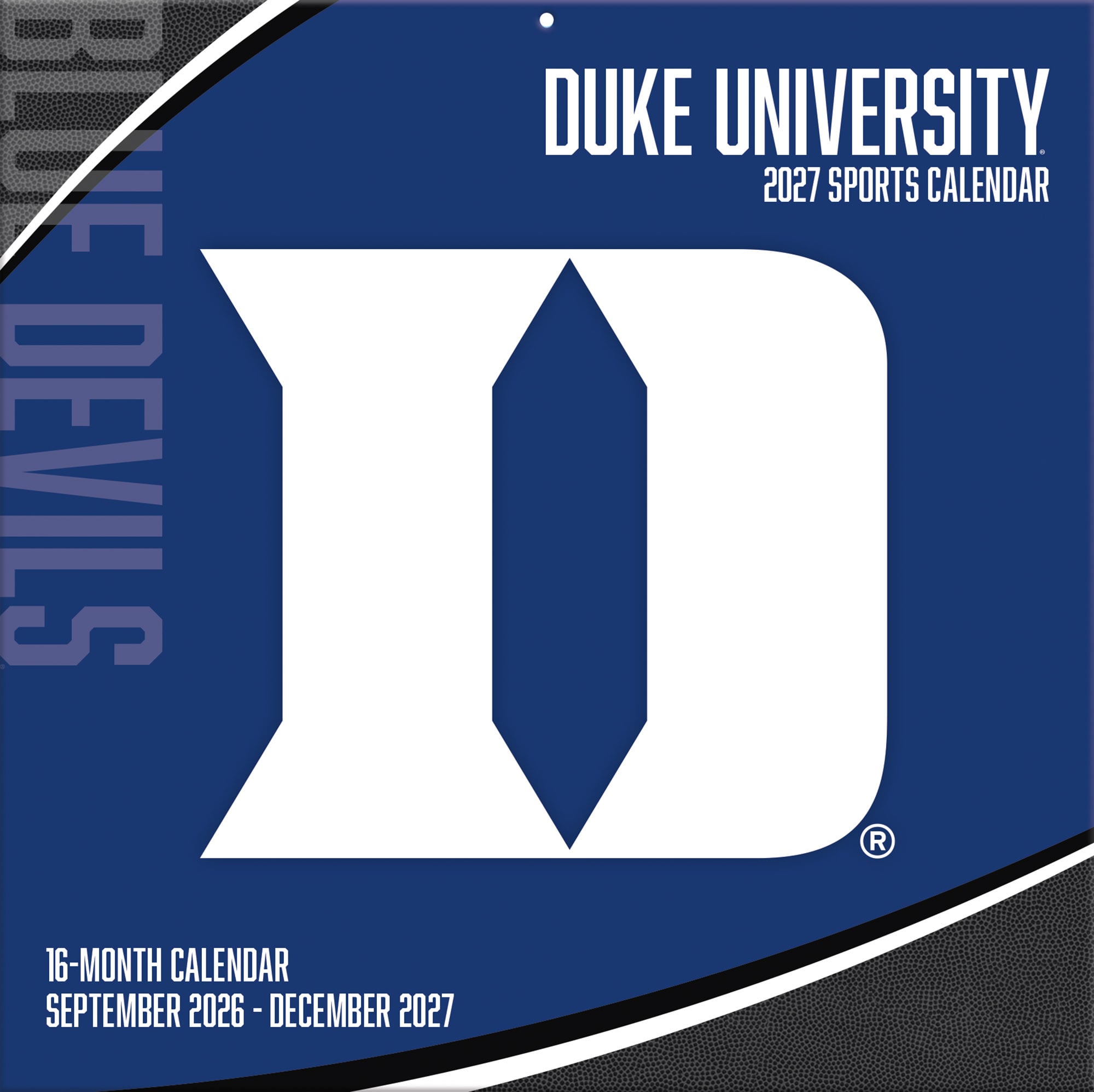Duke Blue Devils 2027 12” x 12” Team Wall Calendar