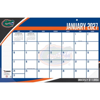"Florida Gators 17"" x 11"" Desk Pad Calendar"