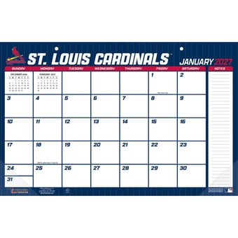 "St. Louis Cardinals 17"" x 11"" Desk Pad Calendar"