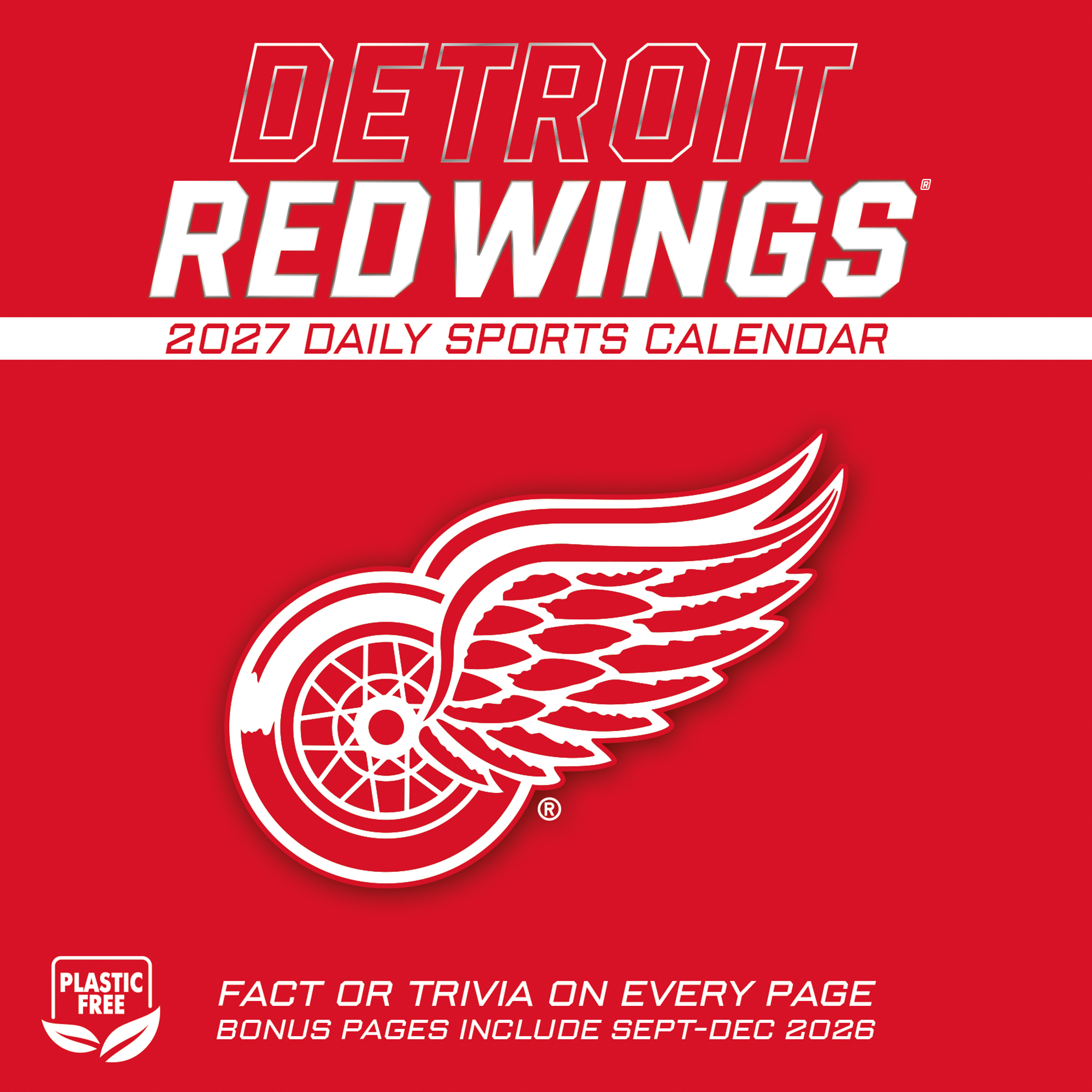 Detroit Red Wings 2027 Box Calendar