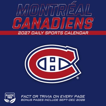Montreal Canadiens 2027 Box Calendar