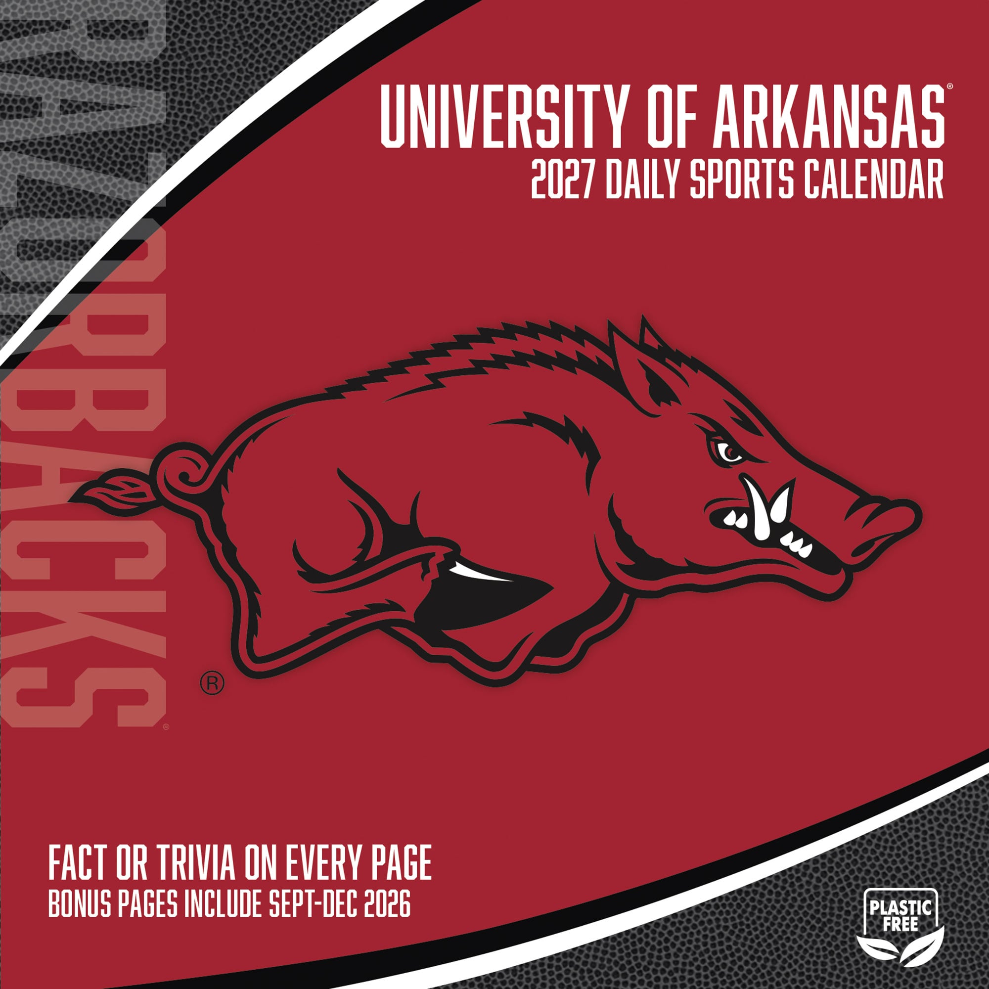 Arkansas Razorbacks 2027 Box Calendar