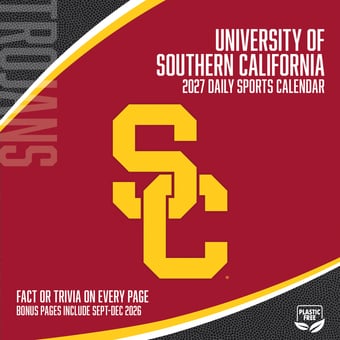 USC Trojans 2027 Box Calendar