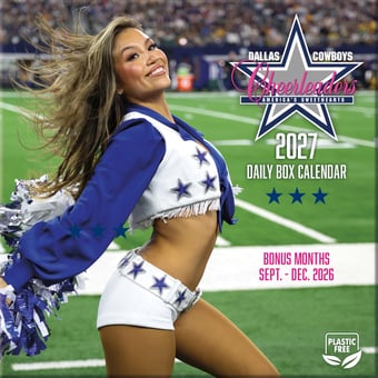 Dallas Cowboys 16-Month 2027 Box Calendar