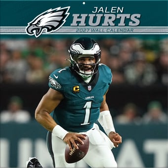 Jalen Hurts Philadelphia Eagles 12" x 12" 2027 Player Wall Calendar