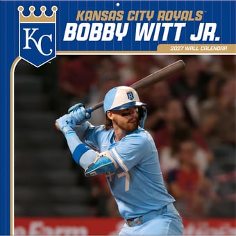"Bobby Witt Jr. Kansas City Royals 12"" x 12"" 2027 Player Wall Calendar"