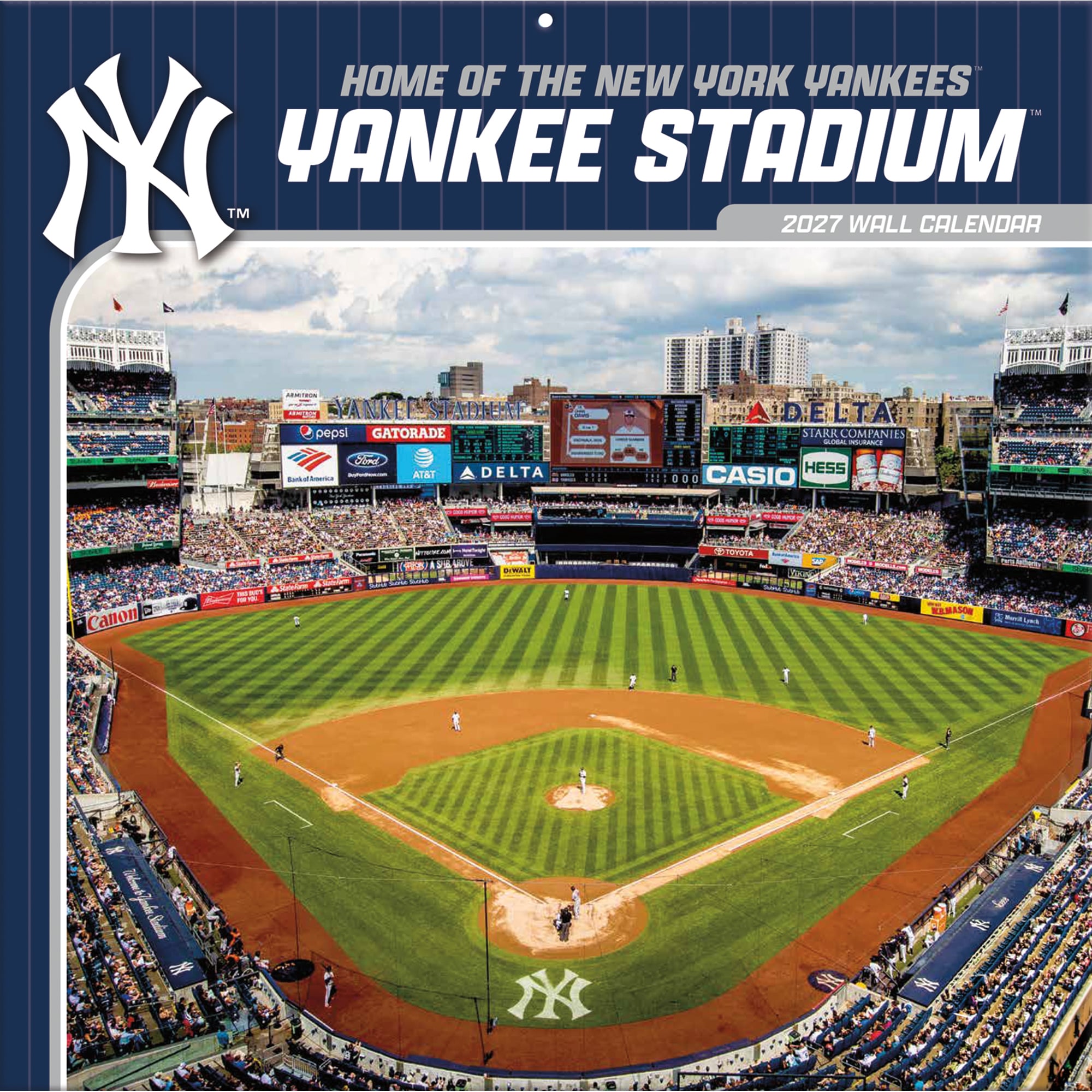 New York Yankees 12" x 12" Stadium Wall Calendar