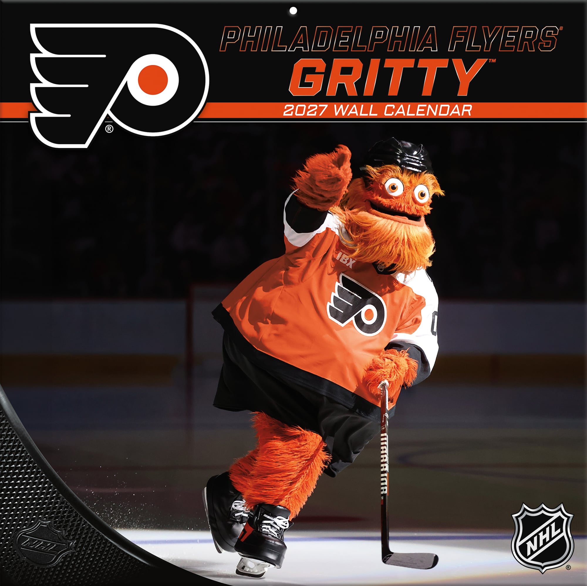 NHL Gritty 12" x 12" 2027 Wall Calendar