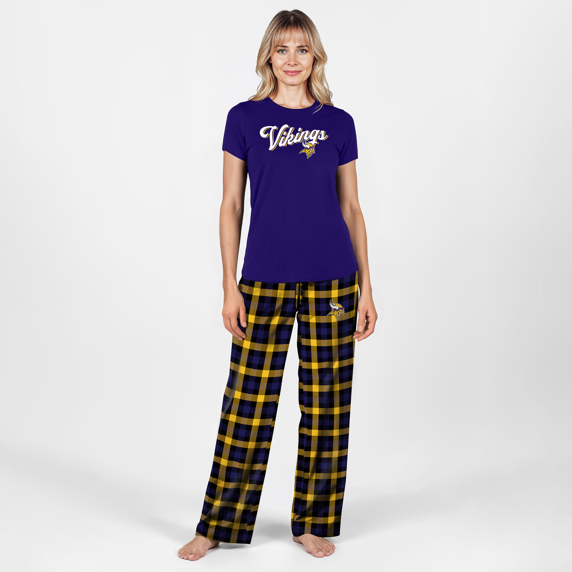 Women’s Concepts Sport Purple Minnesota Vikings Highland Sleep Set